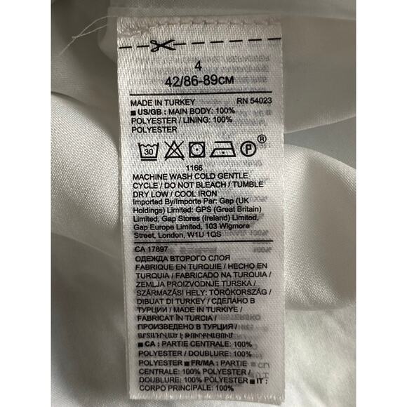 Banana Republic Floral Ruffle Faux Wrap Maxi Dress Sleeveless Women's Size 4 - Picture 10 of 10